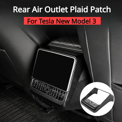 Rear Air Outlet Vent Cover for Tesla Model 3+ Highland