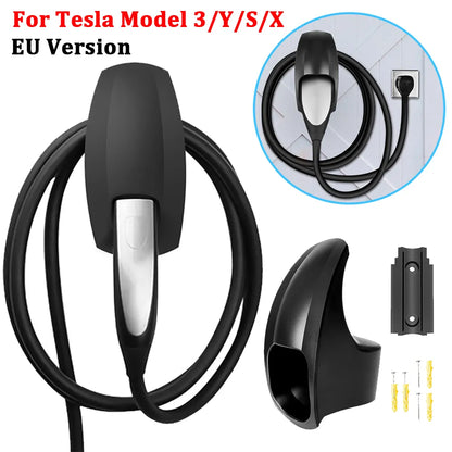 Wall Mounted Car Charging Cable Organizer for Tesla Model 3 S X Y - EU Version