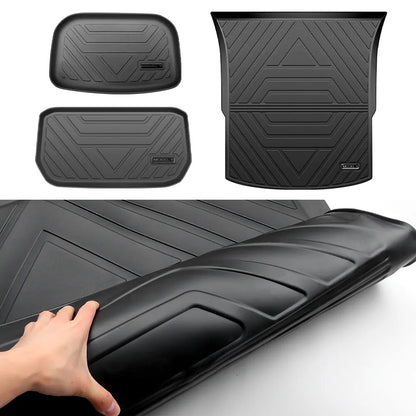 Tesla Model Y Trunk Mats - Dustproof Waterproof Protection