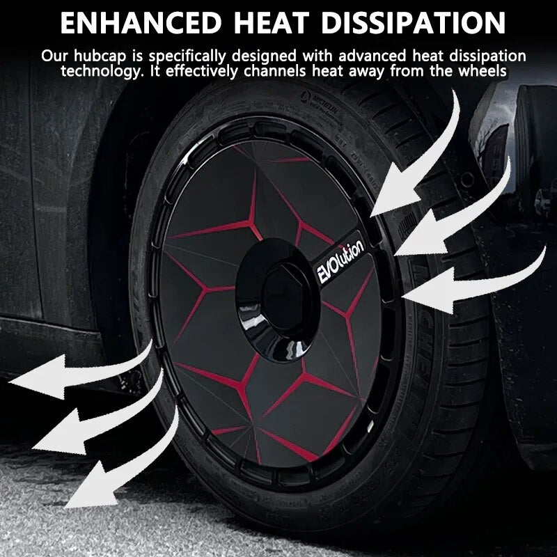 Transform Your Model 3 Wheels - 18 Inch Hubcaps Wheel Cover DIY Black 4PCS Set