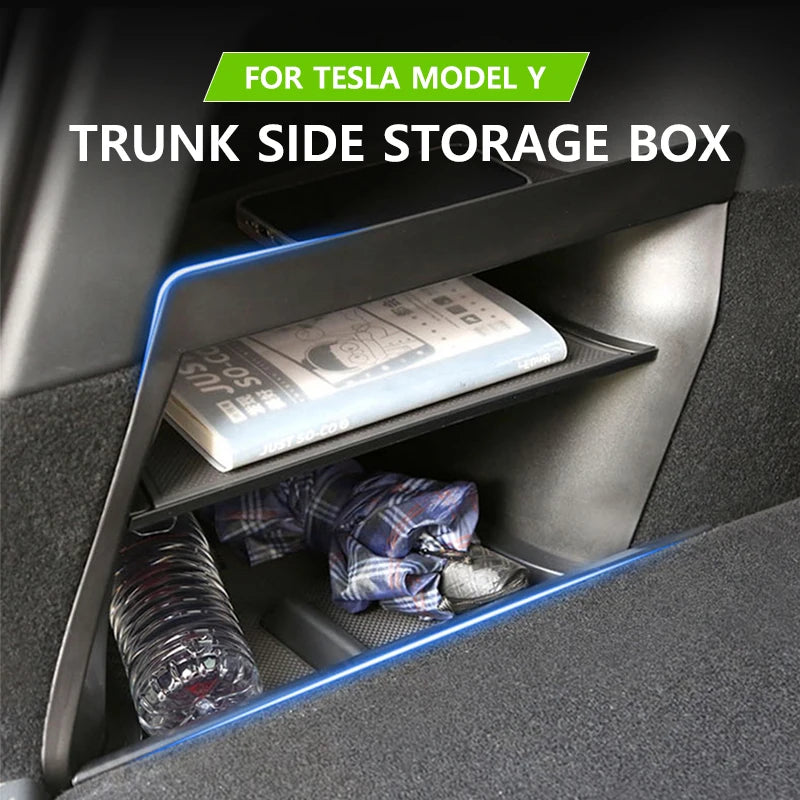 CargoCraft: Trunk Side Storage Box For Tesla Model Y