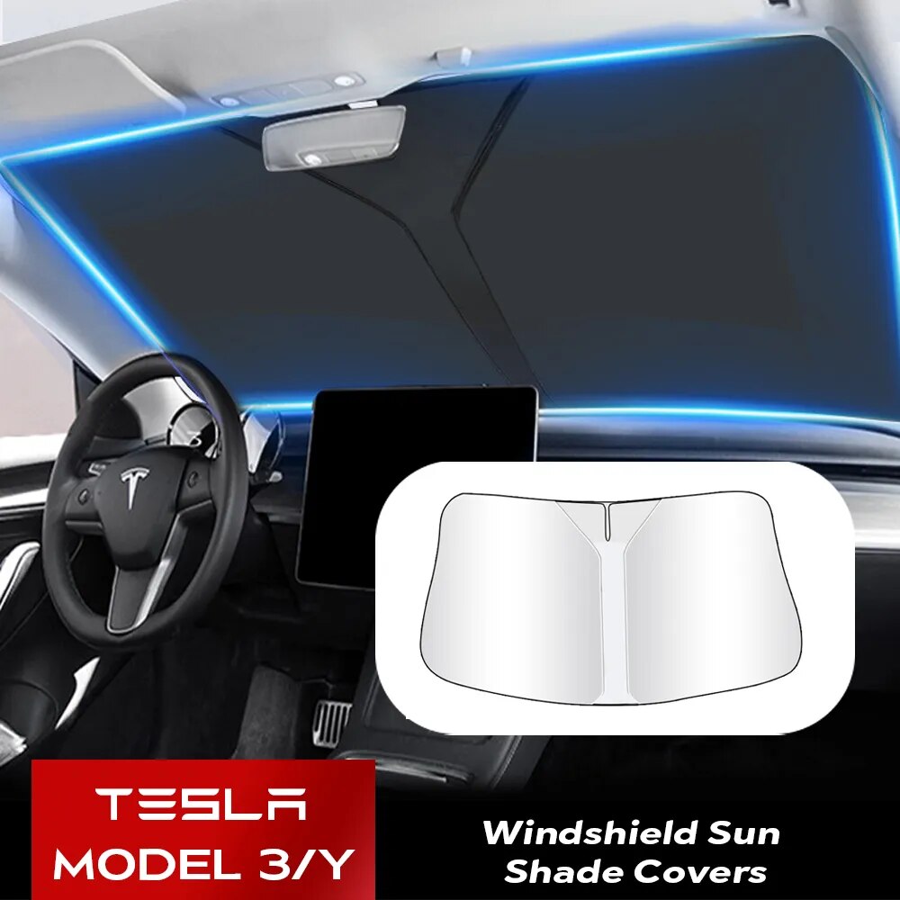 TESY Car Windshield Sun Shade - Stay Cool and Comfortable