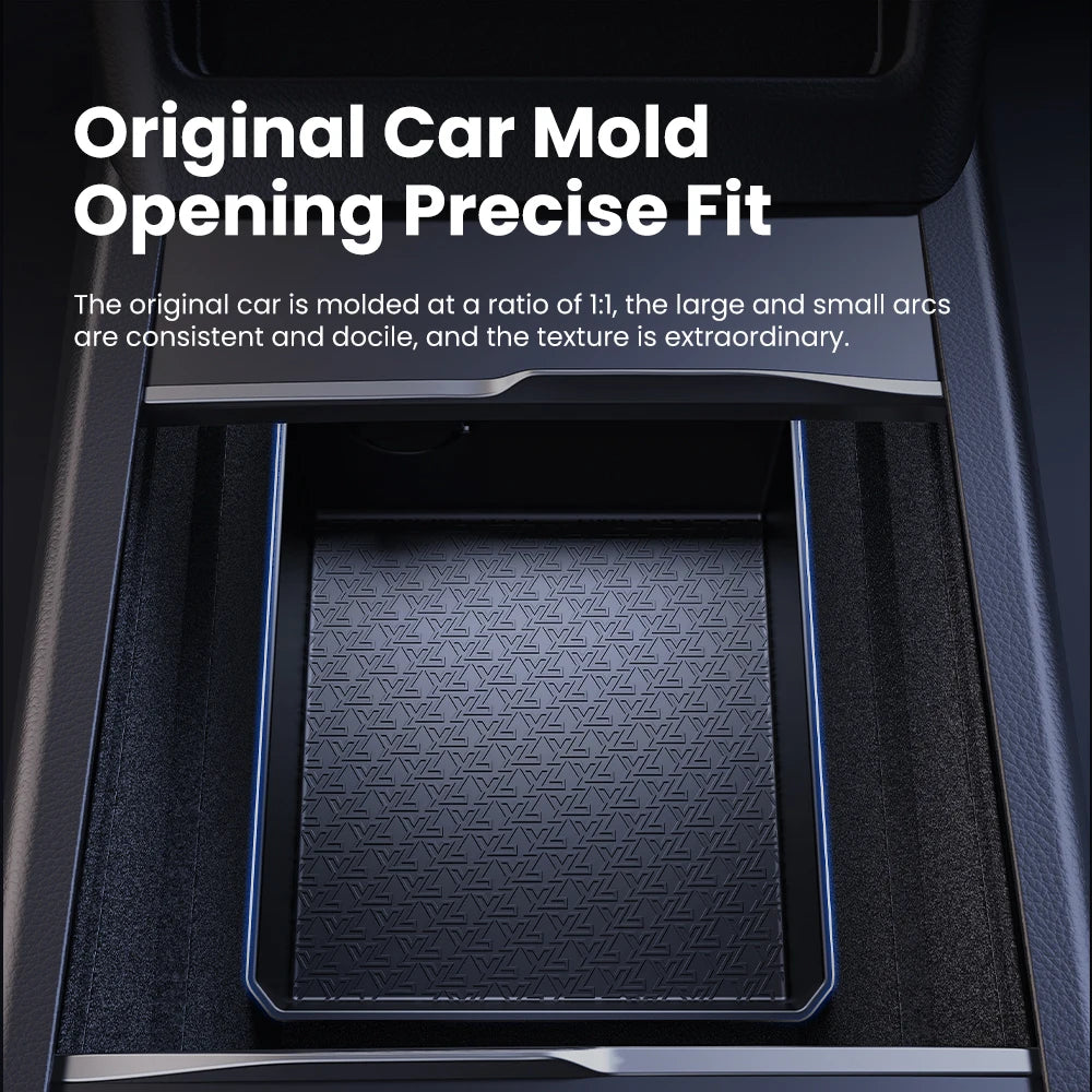 ShadowVault: Center Console Under Storage Organizer For New Tesla Model 3 Highland 2024