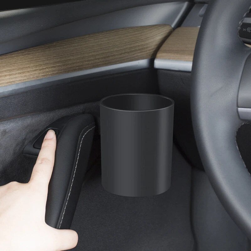 Innovative Car Door Cup Holder & Storage Solution for Tesla Model 3/Y