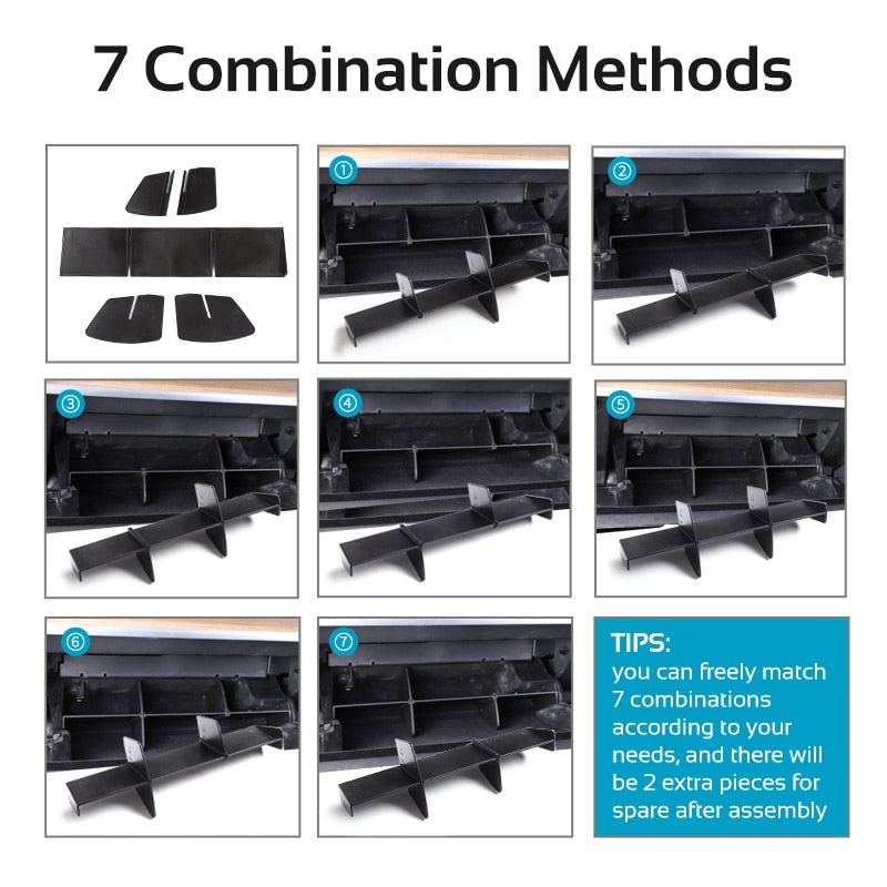 Premium Glove Box Organizer for Tesla Model 3/Y