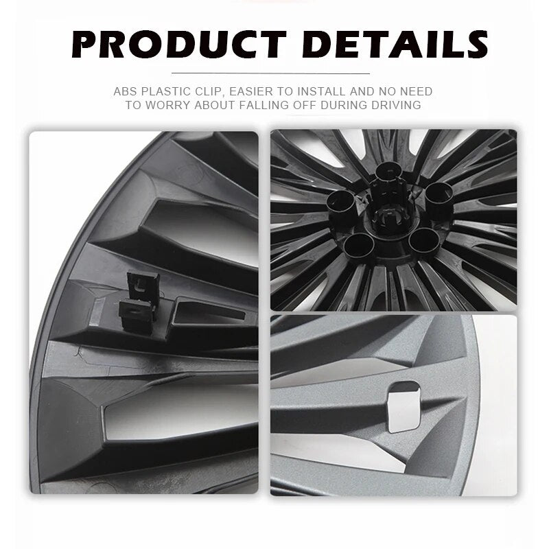 AeroShield 19-Inch Wheel Caps for Tesla Model Y