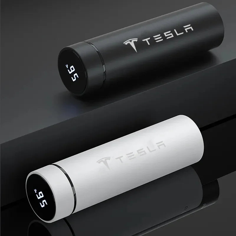 Auto Digital Thermos Cup for Tesla Cars- For Tesla Model Y S 3 X