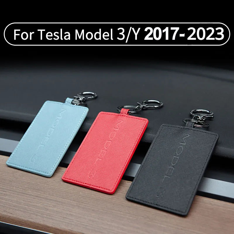 LuxLeather Shield - The Ultimate Tesla Model 3 Model Y Card Key Case