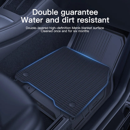 TeslaGuard All-Weather Floor Mats: Elite Edition for Model 3/Y (2021-2023)