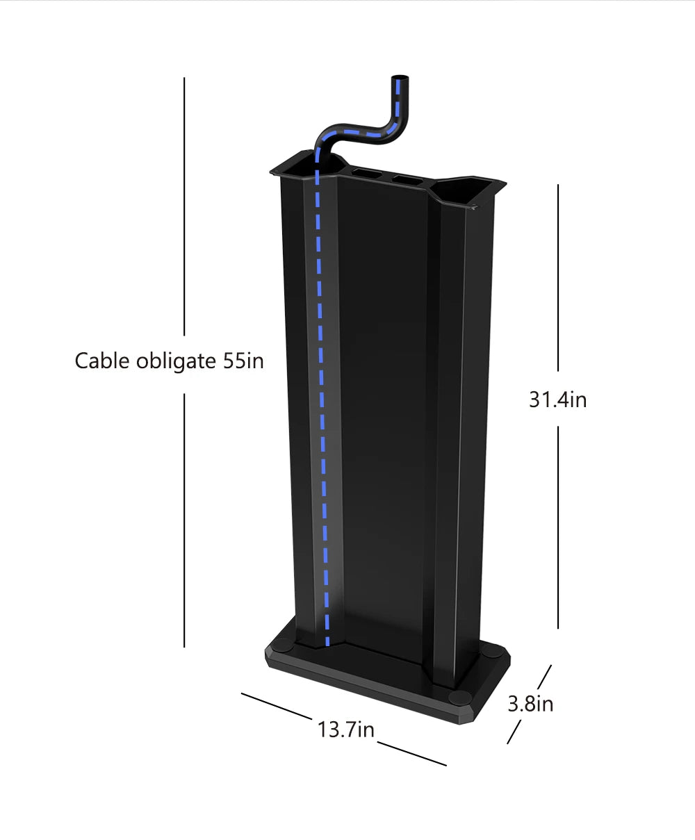 Charging Guardian: Universal EVS Wall Protection Box for Tesla Chargers