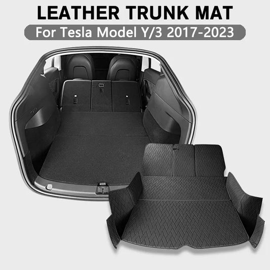 Refined Trunk Mats for Tesla Model 3 & Model Y