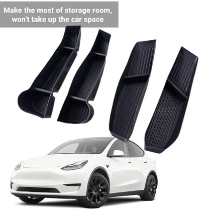 Car Interior Organizer for Tesla Model 3 & Model Y - Custom-Fit Armrest Tray for Effortless Organization