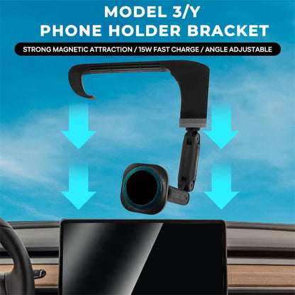 Wireless Charging Phone Bracket for Tesla Model 3/Y