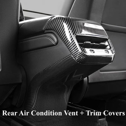 Premium ABS Carbon Fiber Center Armrest Box Cover (2021-2023)