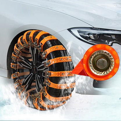 WinterPro Tire Chains - Ultimate Traction and Stability on Snowy Roads