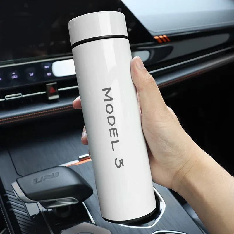 Smart Thermos Cup-Tesla Model 3+ Highland