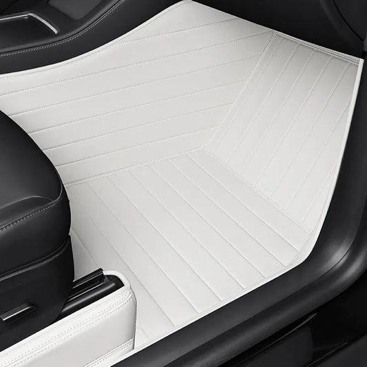 Model Y Premium Leather Car Floor Mats