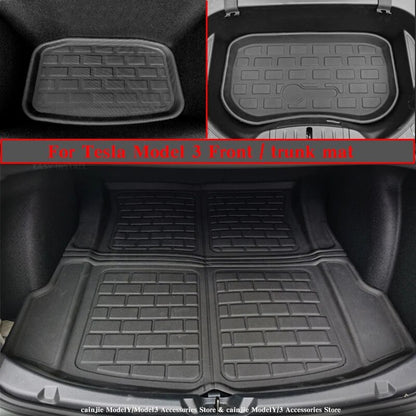 PureLux XPE Floor Mats and Sunshade Combo for Tesla Model 3 & Model Y