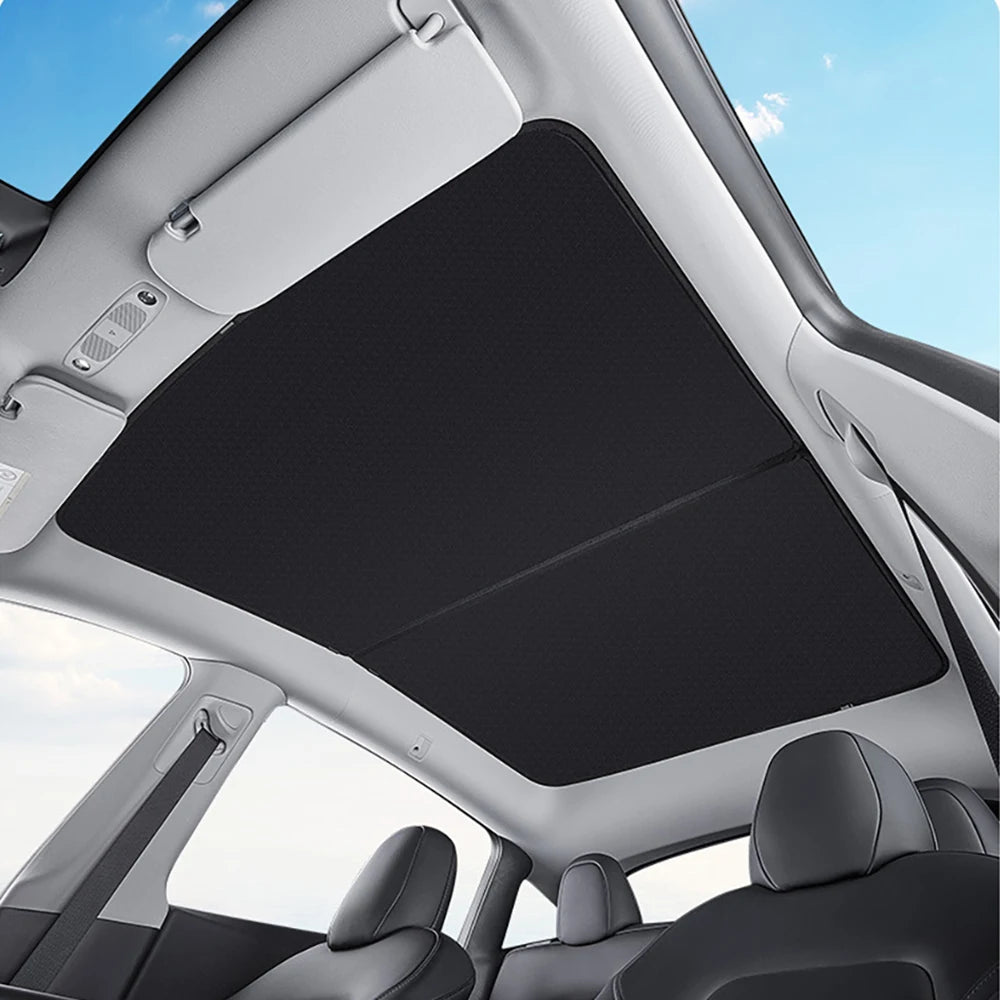 SunGuard ProShield: Advanced Split Sunshade for Tesla Model 3 & Model Y