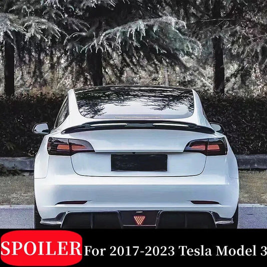 QuantumCarbon™ Tesla Model 3 Carbon Fiber Trunk Spoiler