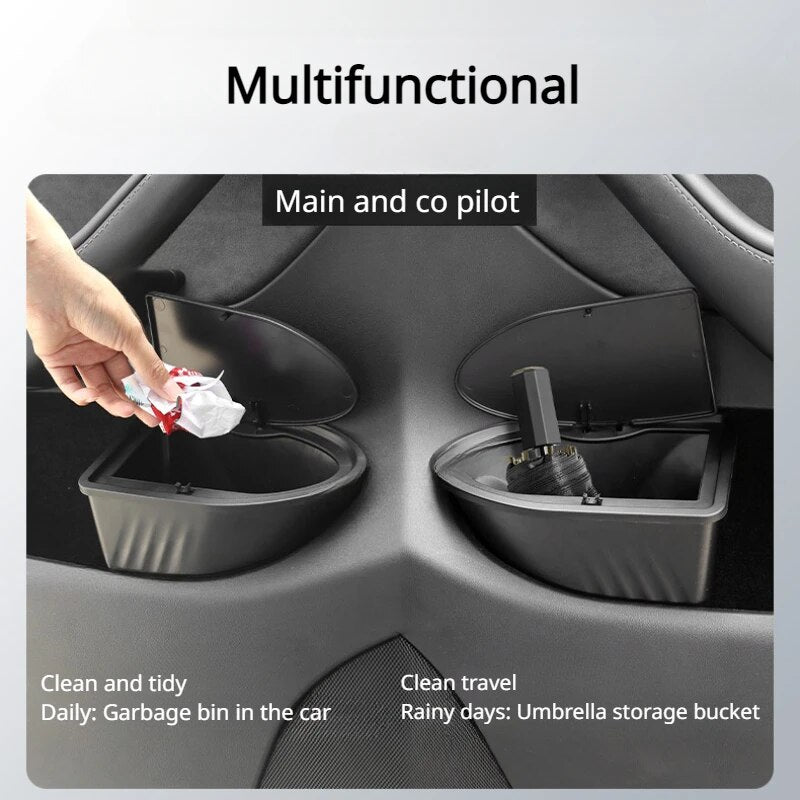 Model Y Door Trash Can - Interior Organization Simplified