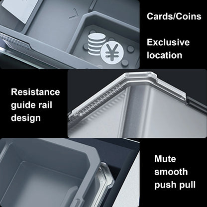 Sleek 2-in-1 Transparent Storage Solution For Tesla Model 3/Y