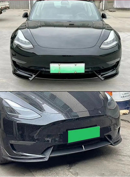 SleekGuard Front Bumper Lip for Tesla Model 3 Y 2017-2023