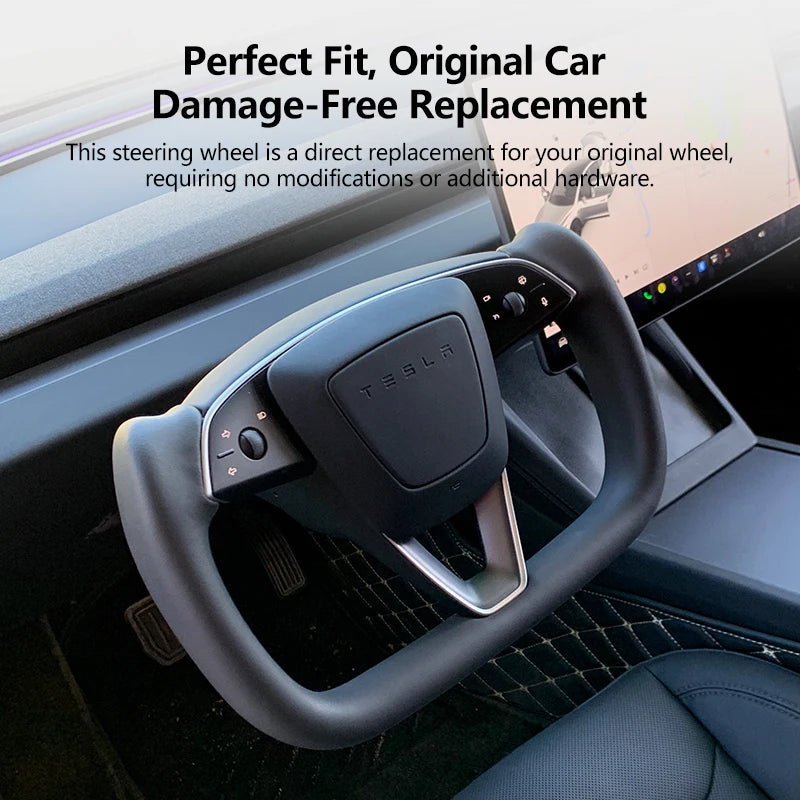 Yoke Plaid Steering Wheel: Upgrade Your Tesla Model 3+ Highland Experience