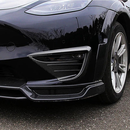 AeroGuard Carbon Fog Lamp Covers for Tesla Model Y