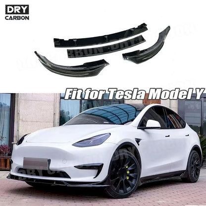 Ultimate Carbon Fiber Front Bumper Chin Lip for Tesla Model Y