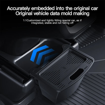 Magnetic Opening And Closing Rear Storage Box For Tesla Model Y