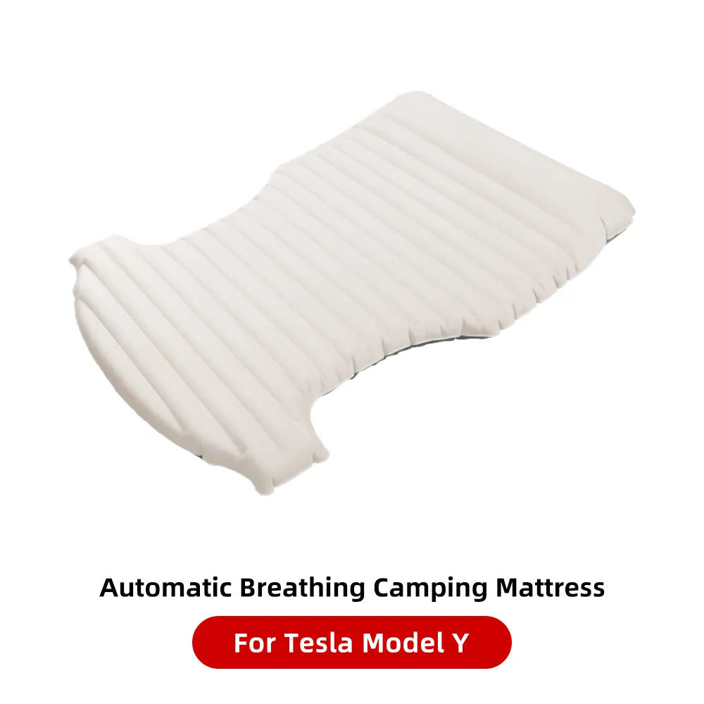 LuxeRest Tesla Model Y Air Mattress - Perfect Fit for Model Y, Self-Inflating Design, 210x141 cm, Travel Sleeping Bed, Inflatable Camping Mattress, Quality and Durability, Easy Storage and Transport, Experience Unmatched Comfort