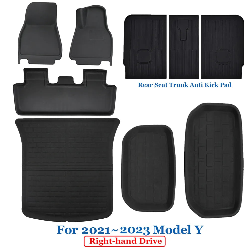 ShieldGuard All-Weather Floor Mats for Tesla Model 3