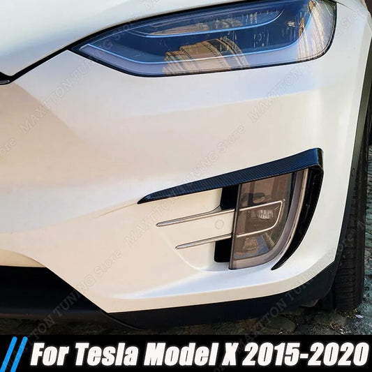 Model X Front Bumper Side Vent Canards - The Perfect Fusion of Style and Protection