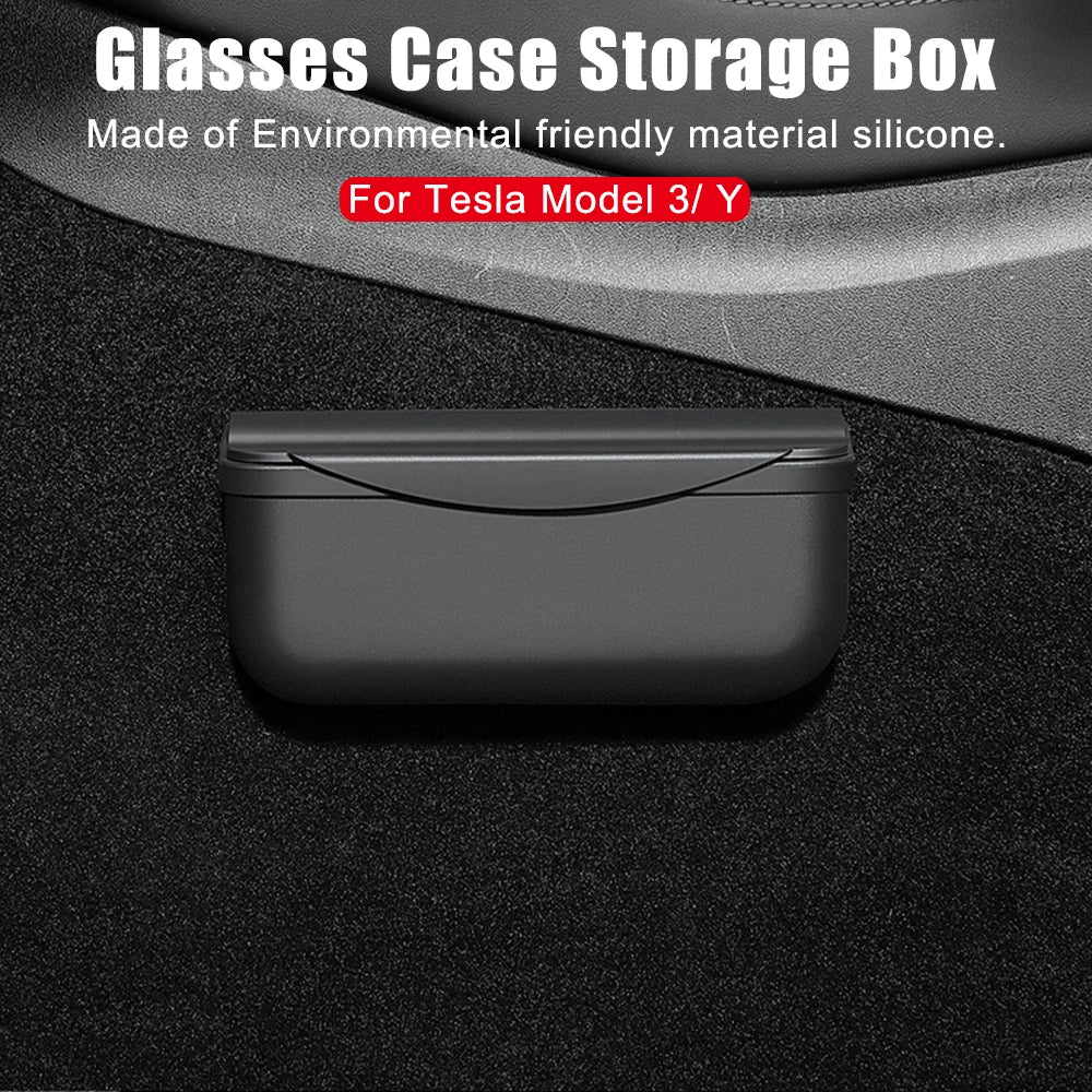 Tesla LuxeDrive Car Storage Box - Elevate Your Drive in Style!