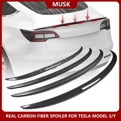 AeroFusion Rear Trunk Spoiler Wing for Tesla Model 3 and Y