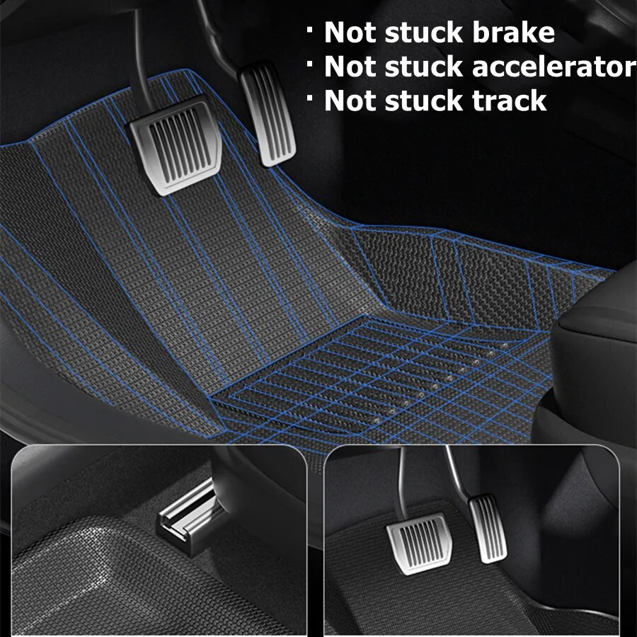 SupremeGuard 3D Floor Mats for Tesla Model Y/3