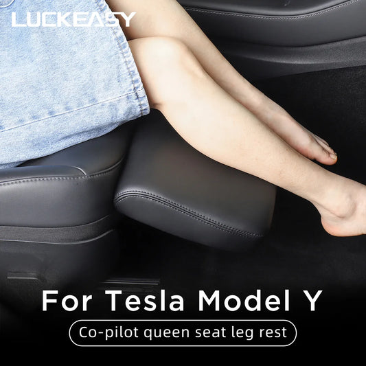 LUCKEASY Co-pilot Leg Rest for Tesla Model 3 and Model Y