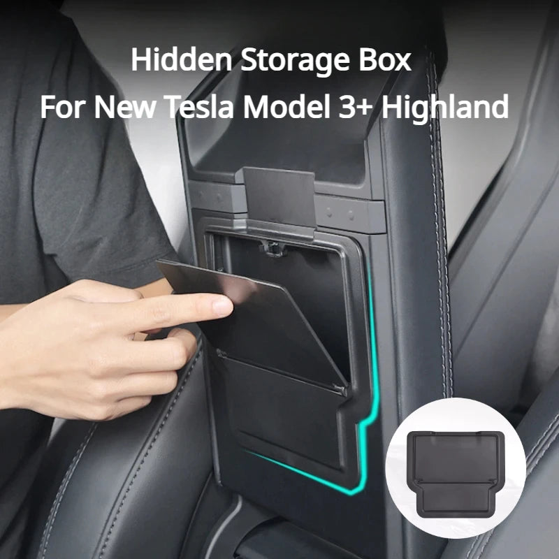 Hidden Storage Box for New Tesla Model 3+ Highland