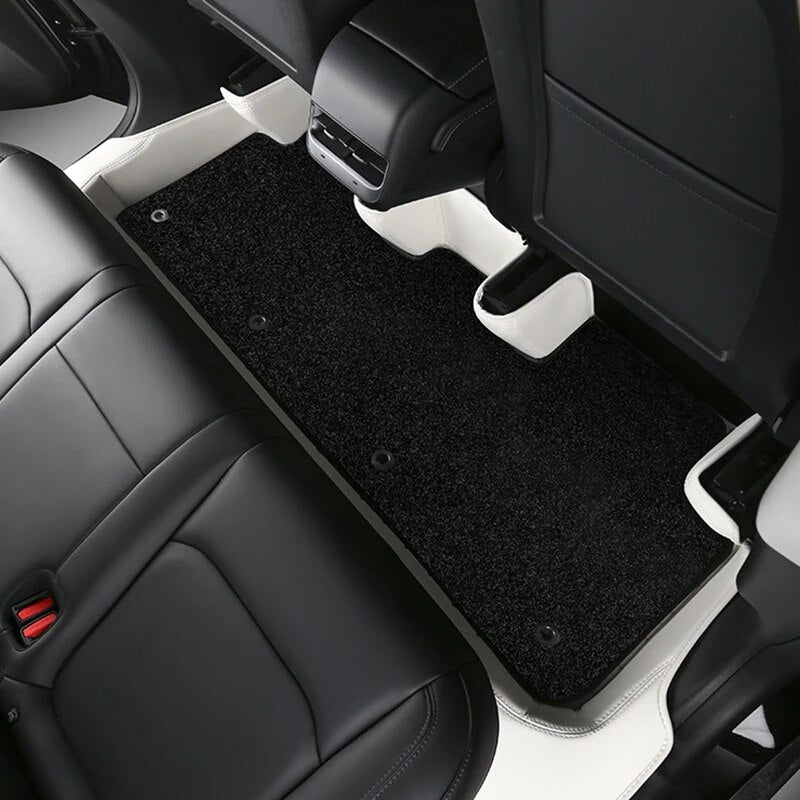 Luxury Cowhide Floor Mats for Tesla Model Y