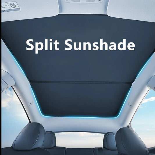 SunGuard ProShield: Advanced Split Sunshade for Tesla Model 3 & Model Y