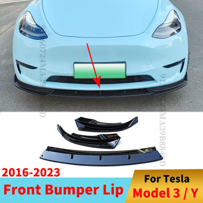 AeroGuard Front Bumper Lip for Tesla Model 3/Y - Enhanced Protection, Enhanced Style
