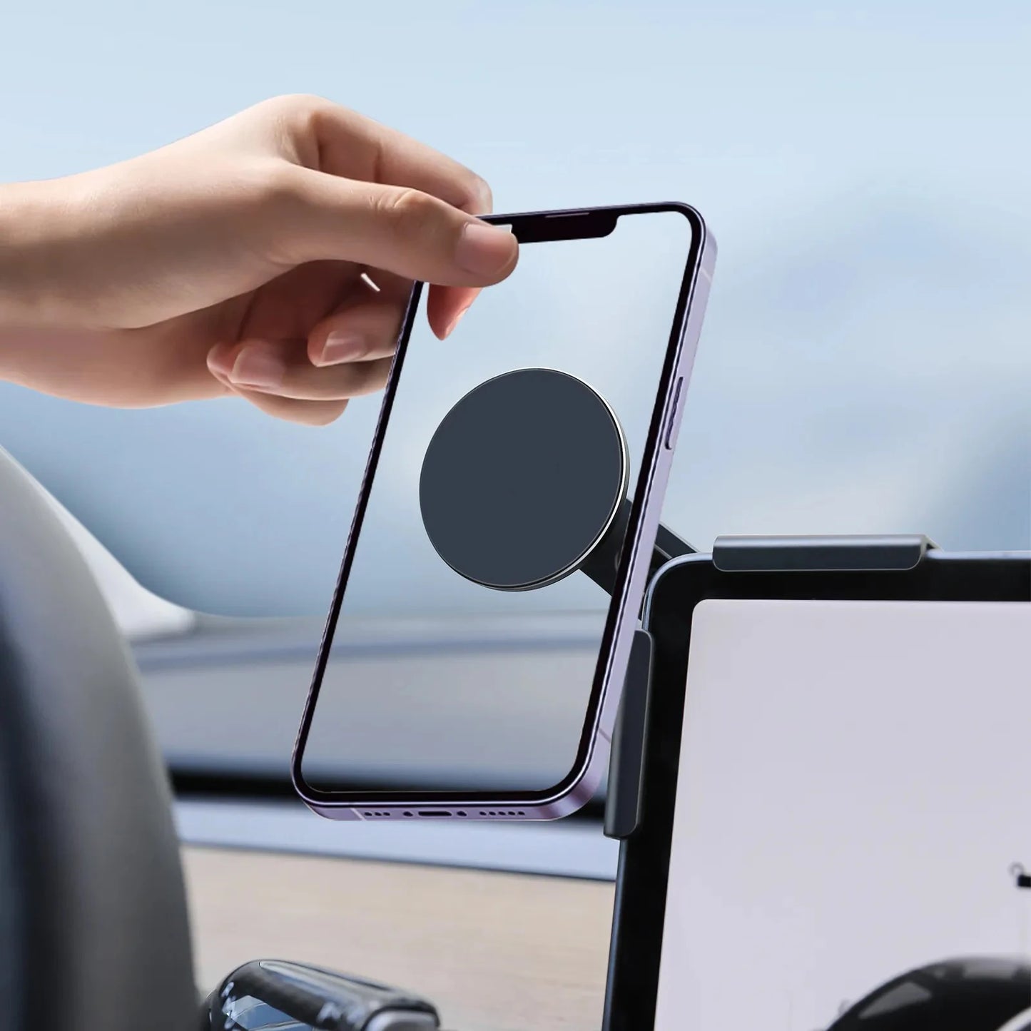 GhoriPro SecureDrive Magnetic Car Phone Holder
