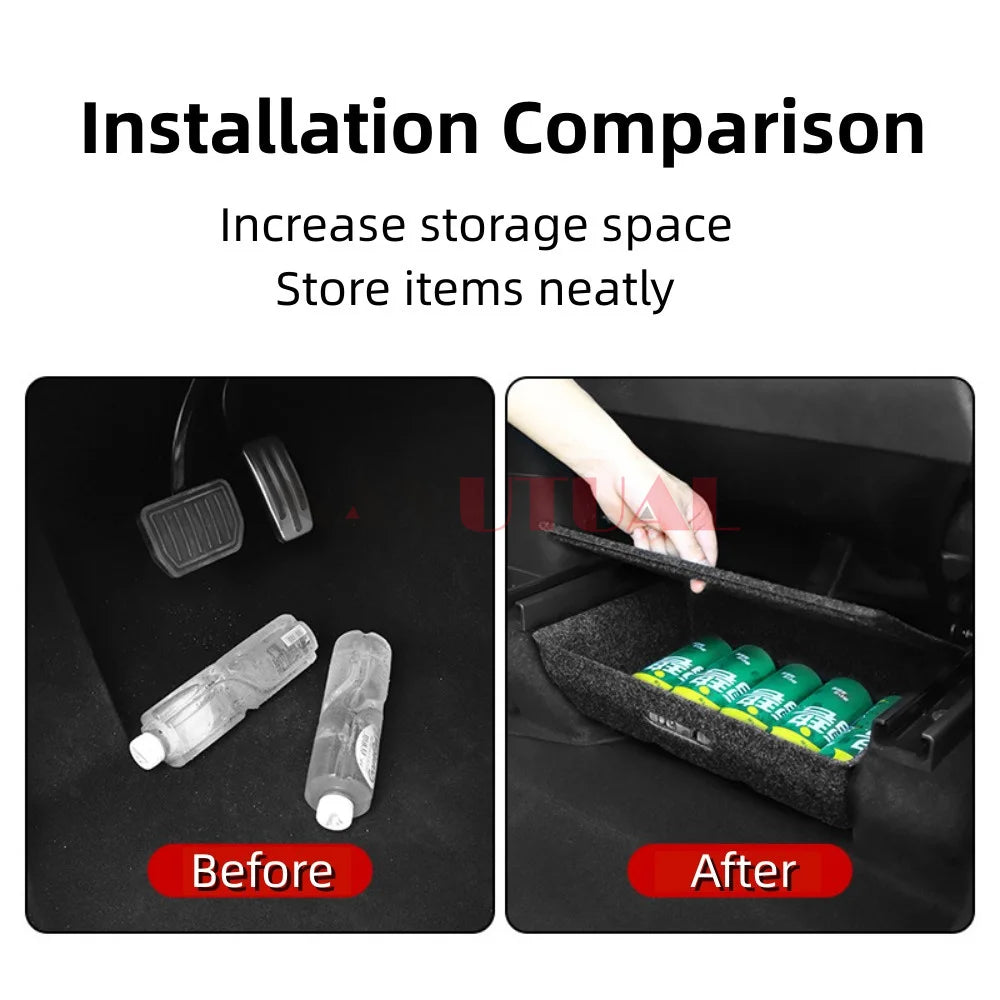 Ultimate Under Seat Storage Solution for Tesla Model Y - Unleash Your Interior's Potential!