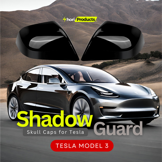 ShadowGuard Skull Caps for Tesla Model 3