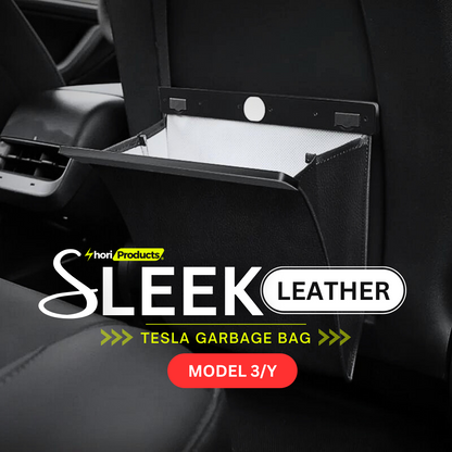 SleekLeather Tesla Garbage Bag