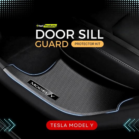 Tesla Model Y Door Sill Guards Protector Kit: Preserve Your Car's Elegance