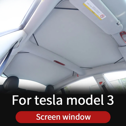 TeslaGlow Skylight Shade - Illuminate Your Drive in Style!