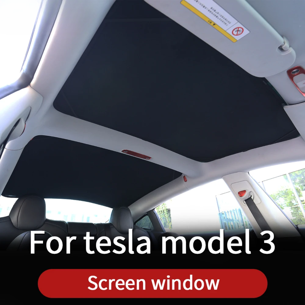 TeslaGlow Skylight Shade - Illuminate Your Drive in Style!