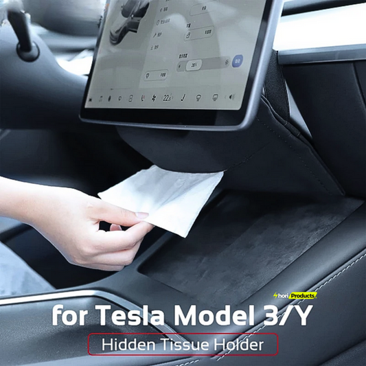 DriveEssential: HiddenTissue Holder For Tesla Model 3/Y